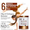 Multi Collagen Booster Powder – Extra Strength Collagen Supplement with Added Keratin, Biotin, Hyaluronic Acid, Vitamin C & Silica – Extra Nutrients for Hair, Nails,& Skin -1 Pound