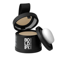 Boldify Hairline Powder, Root Touch Up Hair Color Medium Blonde 4g