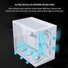 LIAN LI O11D MINI V2 Flow | Compact ATX Mid-Tower Airflow Computer Case | Panoramic View | High-Performance Airflow | Includes 5 x 120mm Reverse Blade Fans | Cable Management | White (O11DMIV2FW)