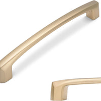 BUKOBYHE 10 Pack 6-1/4 Inch(160mm) Kitchen Cabinet Handles Champagne Bronze Cabinet Pulls Zinc Alloy Drawer Pulls Kitche