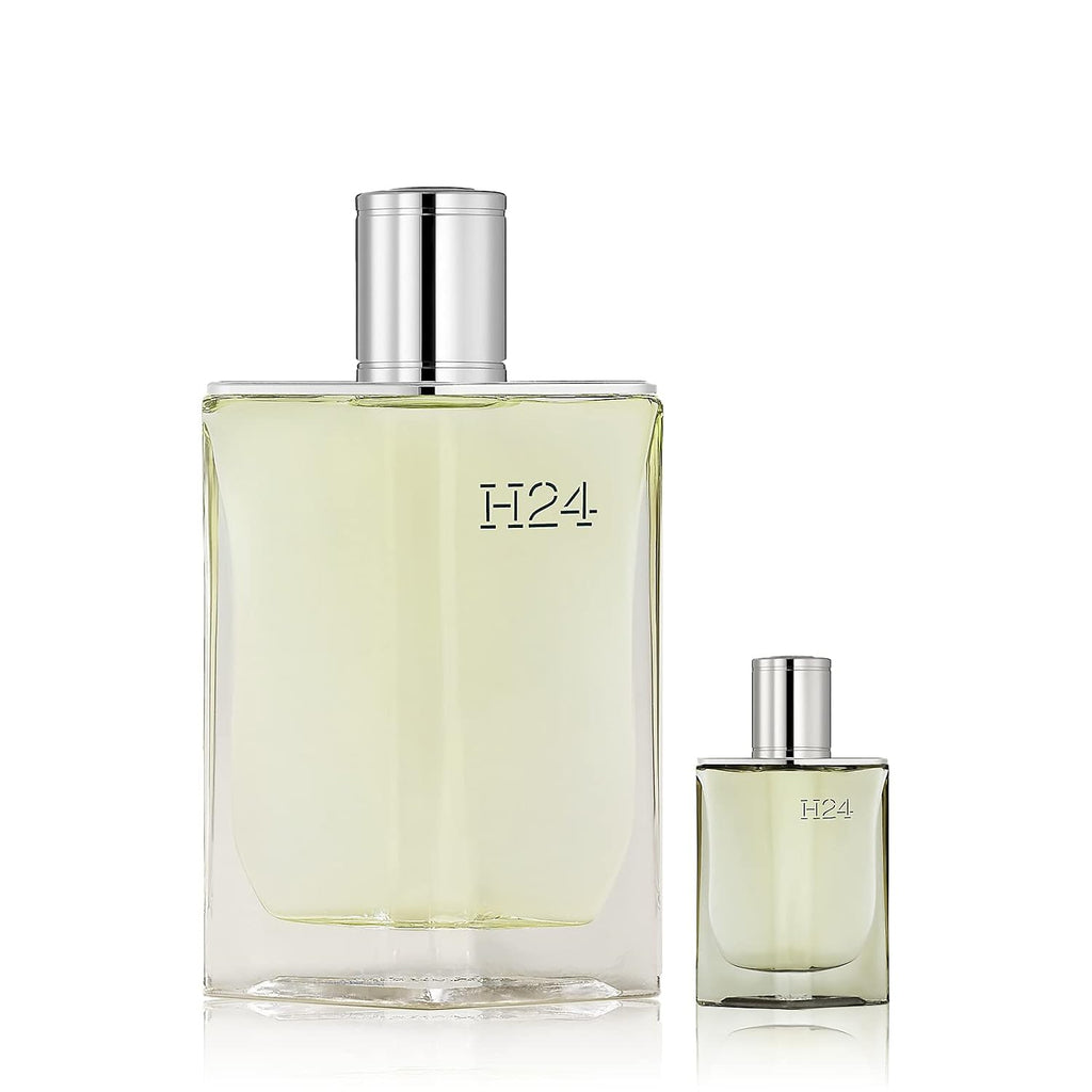 Hermes H24 2-Piece Set for Men, (4.2 Oz Eau De Parfum Spray + 1.0 Oz Eau De Parfum Spray)