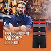 Dickies 5 Pack Mens Boxer Briefs With Pouch, Moisture Wicking Performance Underwear For Men