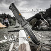 Gerber Gear StrongArm - Fixed-Blade Camping & Hunting Knife with Striking Pommel & Sheath - Premium Survival Gear - Black, Plain Edge