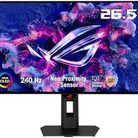 ASUS ROG Strix 27” OLED Gaming Monitor (XG27AQDMGR) - 27-inch (26.5-inch viewable) 1440p TrueBlack Glossy, 240 Hz, Neo Proximity Sensor, OLED Care Pro, ELMB, DisplayWidget Center