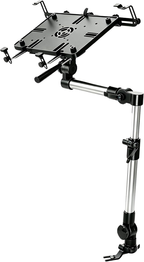 Vehicle Laptop Mount, Truck Laptop Mount for Cars, Vans, Quick installation, Full Motion Swivel, MS-526 Laptop Holder fo