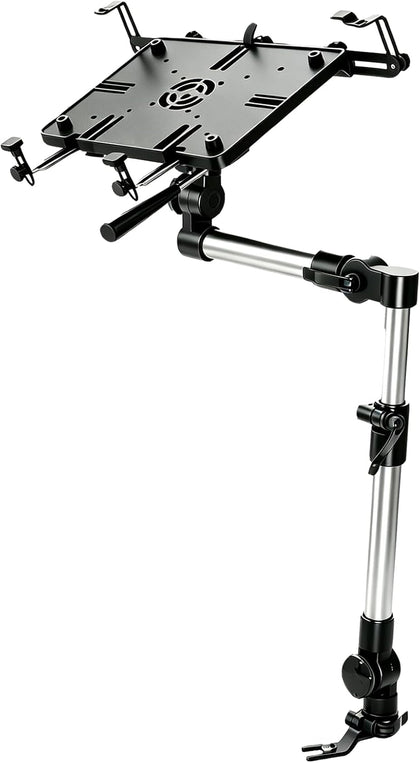 Vehicle Laptop Mount, Truck Laptop Mount for Cars, Vans, Quick installation, Full Motion Swivel, MS-526 Laptop Holder for Mobile Work, No-Drill Computer Stand with Adjustable Height ,5-Year Warranty