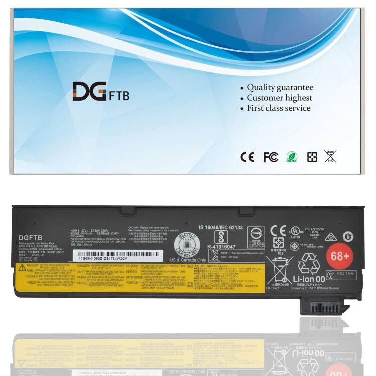 DGFTB X20 68+ 45N1136 45N1738 72Wh Laptop Battery for Lenovo ThinkPad X240 X250 X260 X270 T440 T440S T450 T450S T460 T46