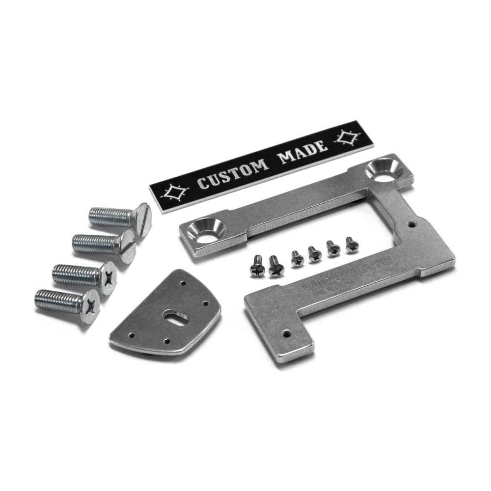 Adapter Kit - Vibramate, V7-335-G for Gibson arch top, Color: Silver