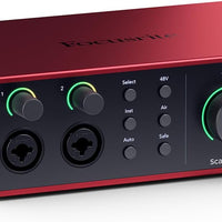 Focusrite Scarlett 4i4 4th Gen USB Audio Interface, for Musicians, Songwriters, Guitarists, Content Creators — High-Fide