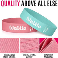 Ofertaza, WALITO Fabric Resistance Bands for Working Out