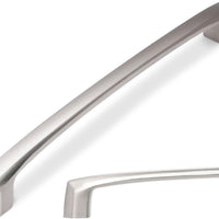 BUKOBYHE 6 Pack 7-1/2 Inch(192mm) Kitchen Cabinet Handles Brushed Satin Nickel Cabinet Pulls Silver Drawer Pulls Zinc Al
