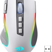 Redragon M612 Wireless RGB Optical Gaming Mouse 8000 DPI Remapping Keys