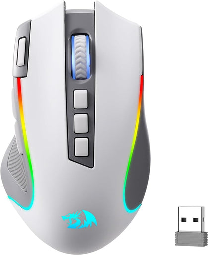 Redragon M612 Wireless RGB Optical Gaming Mouse 8000 DPI Remapping Keys