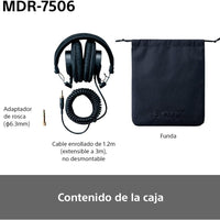 🎧✨ Escucha cada detalle como un profesional con Sony MDR-7506