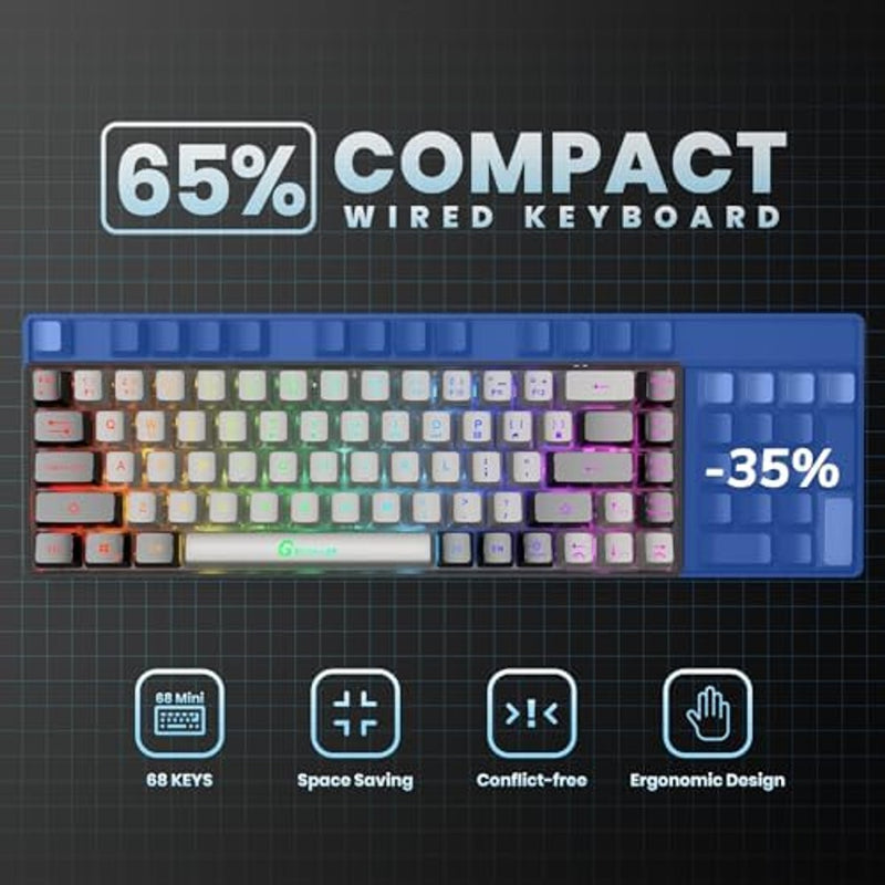 GEODMAER 65% Gaming Keyboard