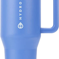 HydroJug Traveler 32oz, Insulated Tumbler with Handle & Straw, Light Blue
