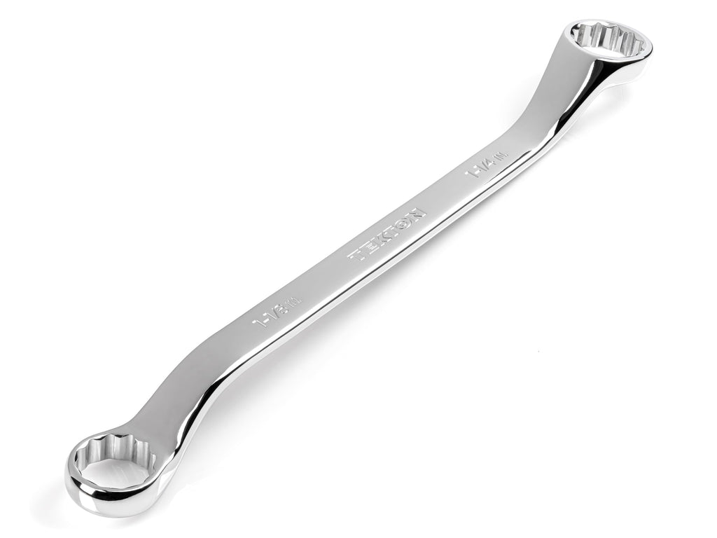 TEKTON 1-1/8 x 1-1/4 Inch 45-Degree Offset Box End Wrench | WBE23329