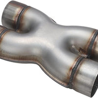 A-KARCK Exhaust X Pipe Dual 3" Inlet, 12" Long Dual 3" Outlet Stainless Steel X Pipe for Smoother Exhaust (Wide-body)