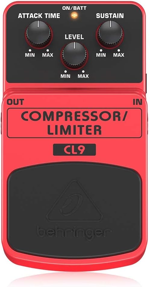 Behringer Compressor/Limiter Cl9 Classic Compressor/Limiter Effects Pedal
