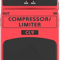 Behringer Compressor/Limiter Cl9 Classic Compressor/Limiter Effects Pedal