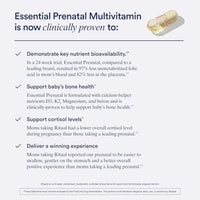 Visita la tienda de Ritual Ritual Multivitamínico Prenatal Esencial para Mujeres: Folato y Colina para Soporte del Tubo Neural, Omega-3 DHA para el Desarrollo del Cerebro Fetal, Hierro, D3 y K2 Auxiliares del Calcio, Sin OGM