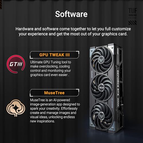 ASUS TUF Gaming GeForce RTX™ 5070 12GB GDDR7 OC Edition Tarjeta Gráfica Gaming (PCIe® 5.0, HDMI®/DP 2.1, 3.125 slots, Componentes Grado Militar, Recubrimiento Protector de PCB, Ventiladores Axial-Tech)