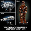 LEGO Star Wars Millennium Falcon A New Hope 25th Anniversary Collectable Model - DIY Building Sets for Adults, Men & Women, Ages 18+ - Comes with Display Stand - Star Wars Gift - 75375