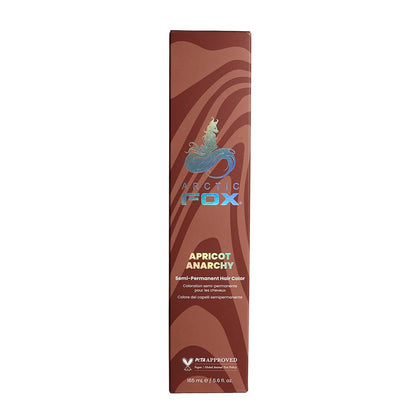 ARCTIC FOX Semi-Permanent Hair Dye Apricot Anarchy - Vegan - 5.6 fl oz
