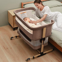 Ofertaza, Soobaby 3 in 1 Baby Crib, Bassinet Bedside Crib Adjustable