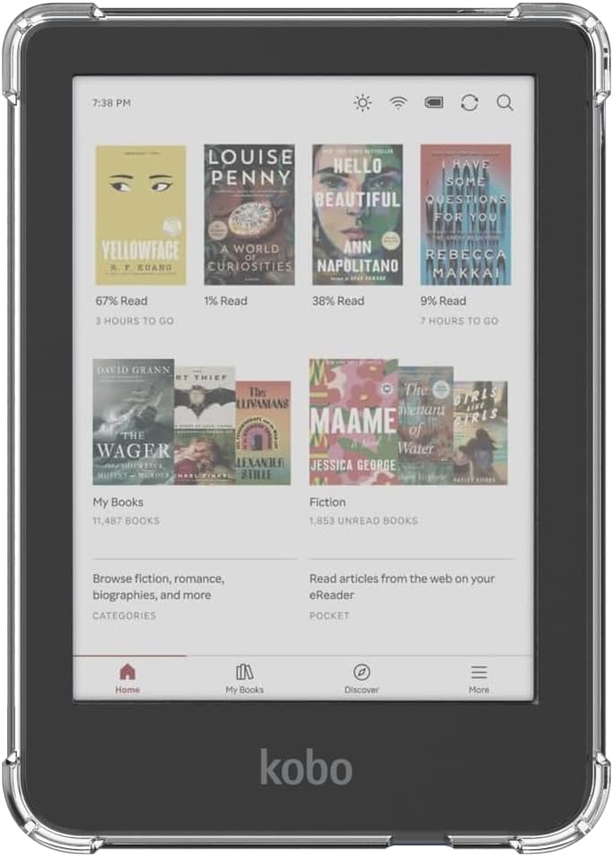Kobo Clara Colour — eReader a Color 6" E Ink Kaleido 3, Resistente al Agua, 16GB, Negro