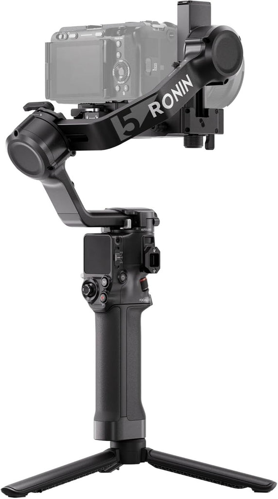 DJI RS 5, Estabilizador de cardán para cámara Canon/Sony/Panasonic/Nikon/Fujifilm, perillas de ajuste fino, bloqueos de eje automatizados de segunda generación, trípode de apertura rápida, nuevo