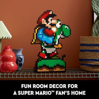 LEGO Super Mario World: Mario & Yoshi Building Set for Adults, Ages 18+ - Gift Idea for Birthdays - DIY Craft for Fans of Nintendo Game - Home or Office Display - 71438