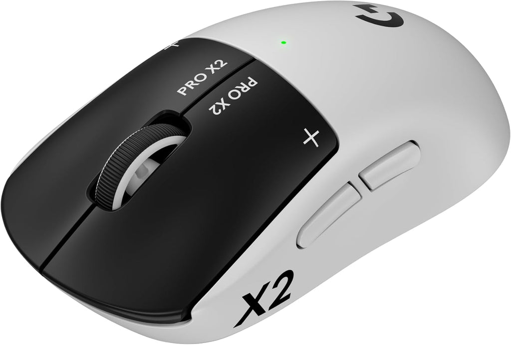 Logitech G PRO X2 SUPERSTRIKE Wireless Gaming Mouse - Black/White