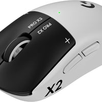 Logitech G PRO X2 SUPERSTRIKE Wireless Gaming Mouse - Black/White