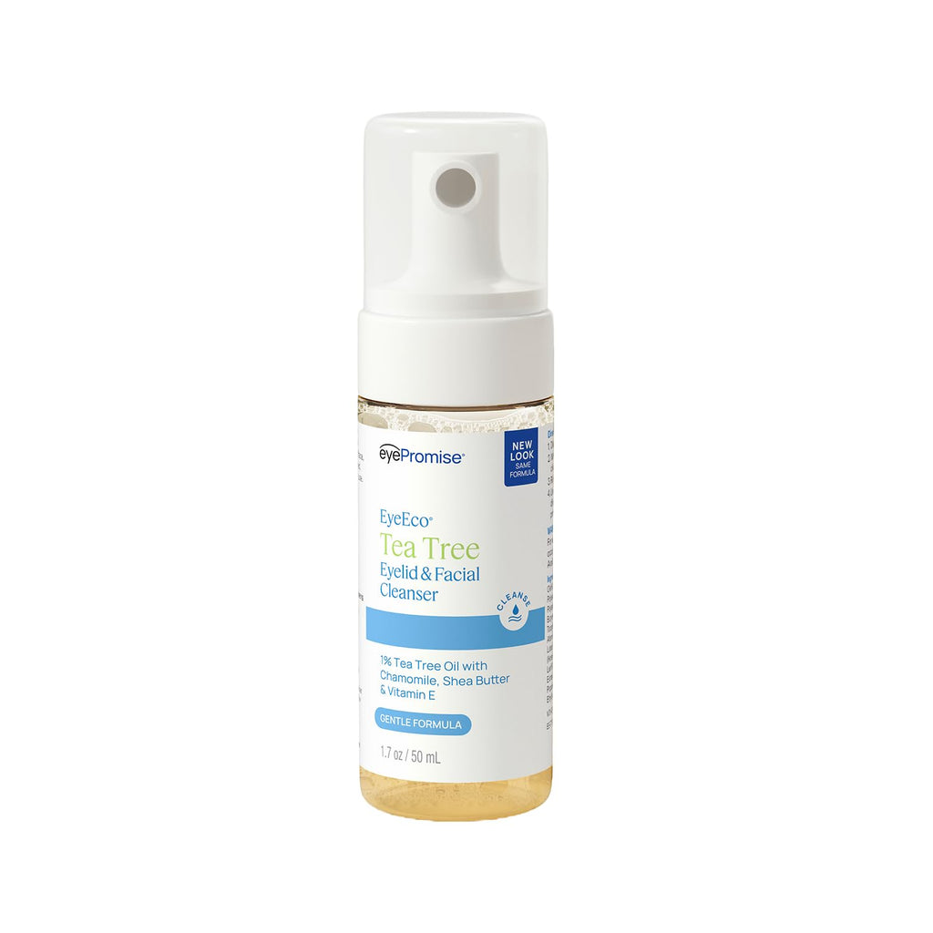 EYEECO Gentle Tea Tree Eyelid & Facial Cleanser, 1.6oz