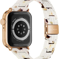 Solace Bands Slim Matte Resin Watch Band - Universal Fit for Apple Watch Bands for Women and Men, iWatch Bands for 38mm
