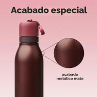 Owala FreeSip Twist Stainless Steel Water Bottle 24 oz Black Cherry