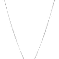 CHANEL Pre-Loved CC Crystal Logo Necklace Metal, Silver