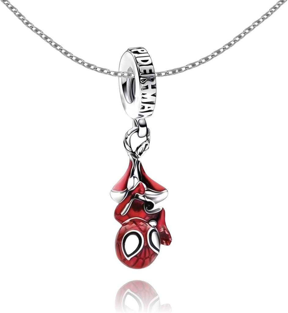 Spider Pendant Necklace with Adjustable Chain for Men and Women
