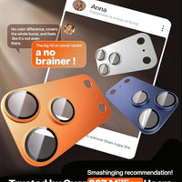 TORRAS for iPhone 17 Pro Max Camera Lens Protector, Cosmic Orange, 1 Pack | One-Piece Camera Protection, Full Camera Island Coverage, 1:1 Invisible Fit, Metal Frame & 9H+ Glass, 12FT Drop Protection