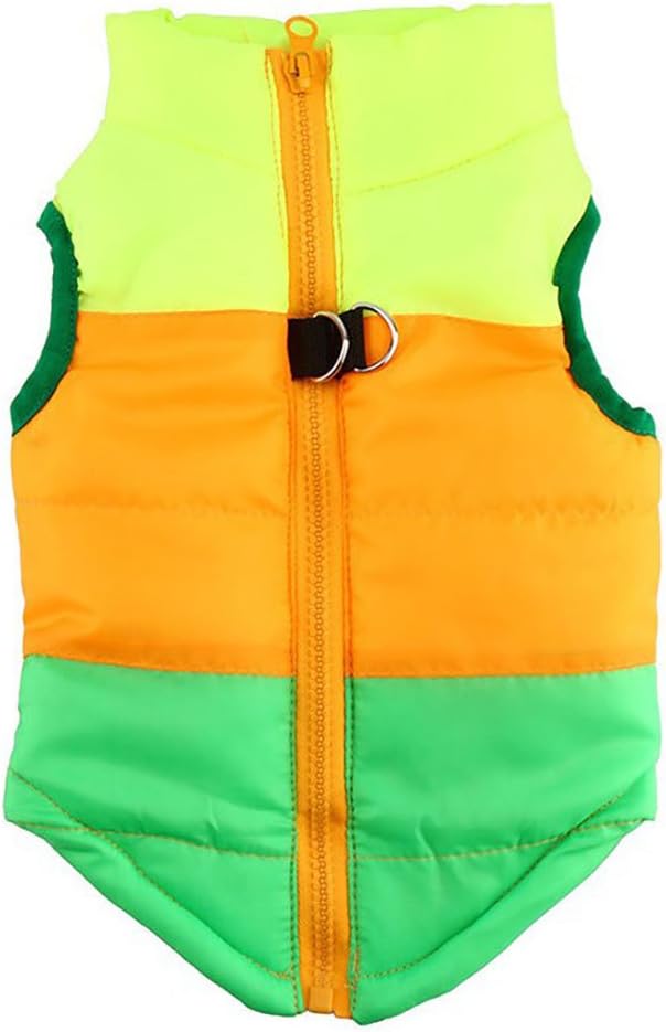 MaruPet Winter Waterproof Windproof Dog Coat - Warm Dog Jacket for Small Medium Dogs (Not Suitable for Big Dogs) - Yello