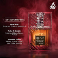 EN STOCK 🔥 Lattafa Khamrah Dukhan para Unisex Eau de Parfum en Spray, 3.4 onzas / 100 ml