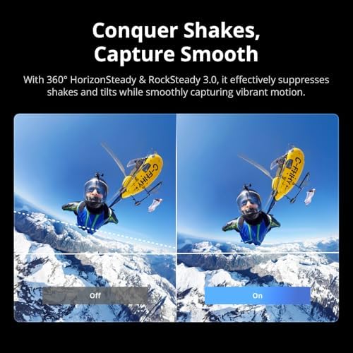 DJI Osmo 360 Essential Combo, 360 Action Camera | 1-Inch 360° Imaging, Native 8K 360° Video, 4K/120fps & 170° Boost Video, 1.2m Invisible Selfie Stick Kit