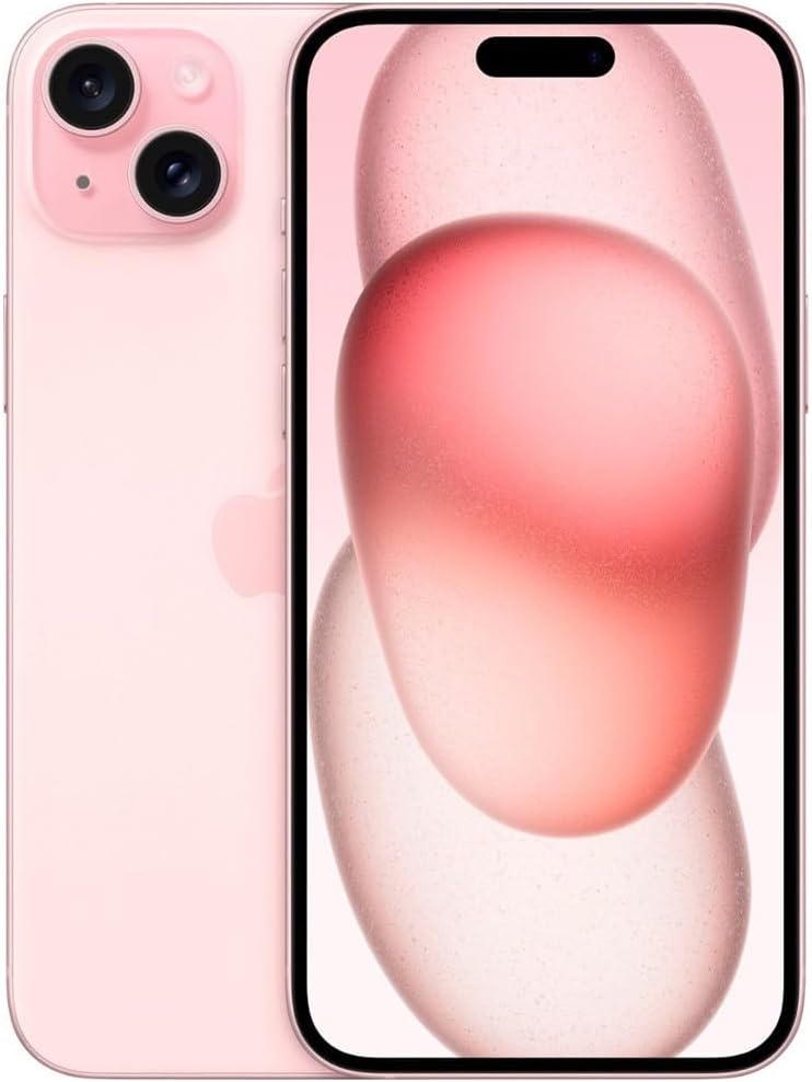 Apple iPhone 15, 128GB, Pink - Locked to T-Mobile (Renewed)