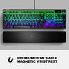 SteelSeries Apex 7 Mechanical Gaming Keyboard – OLED Smart Display – USB Passthrough and Media Controls – Linear , Quiet – RGB Backlit (Red Switch)