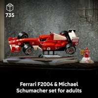 Ofertaza, LEGO Icons Ferrari F2004 & Michael Schumacher Building Set