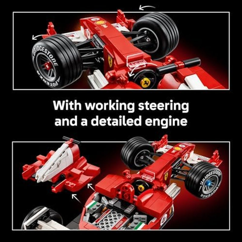 Ofertaza, LEGO Icons Ferrari F2004 & Michael Schumacher Building Set