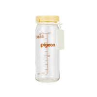 Pigeon Glass Bottle with Lid and Name Tag, Not Including Nipple, 3.38 Oz