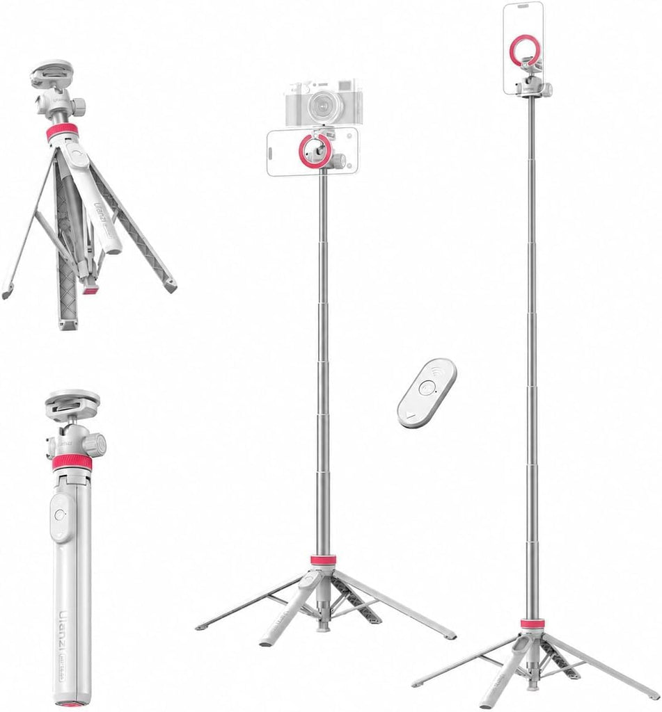 ULANZI MT44M 2-in-1 Auto Open Magnetic Phone & Camera Tripod with Remote