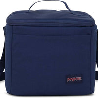JanSport Super Snack – Insulated Lunch Bag with BPA-Free Liner, Zipper Top Opening, and Adjustable Shoulder Strap, Navy